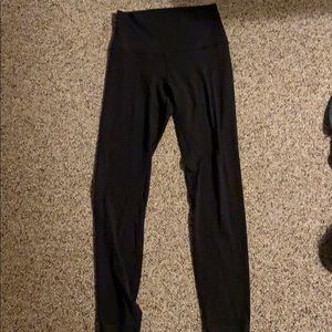 black lululemon align leggings 25”